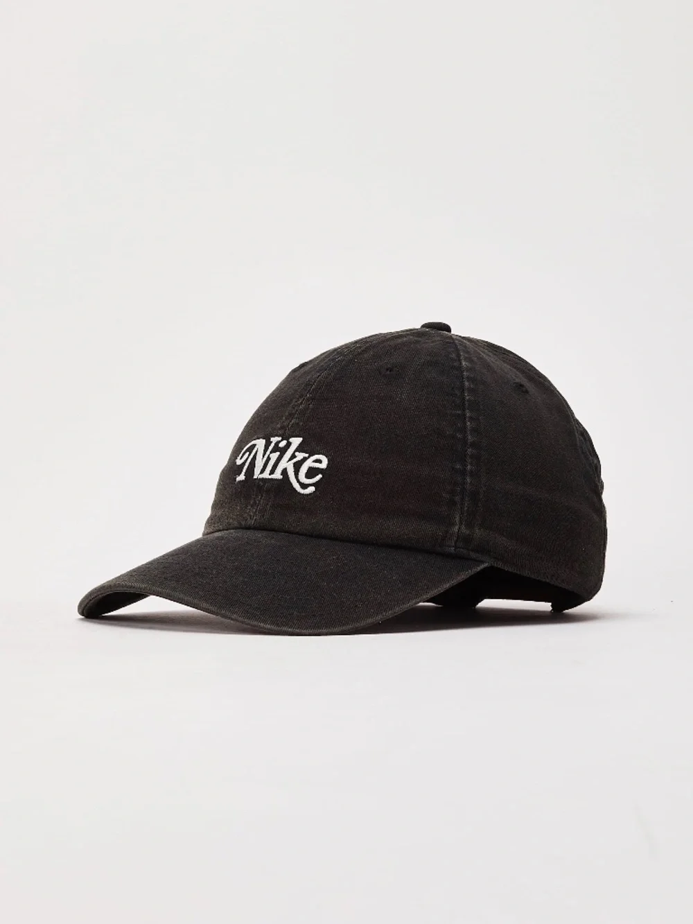 Nike Club Cap Black “Nike” Embroidered Adjustable Hat 1972 Unisex S/M